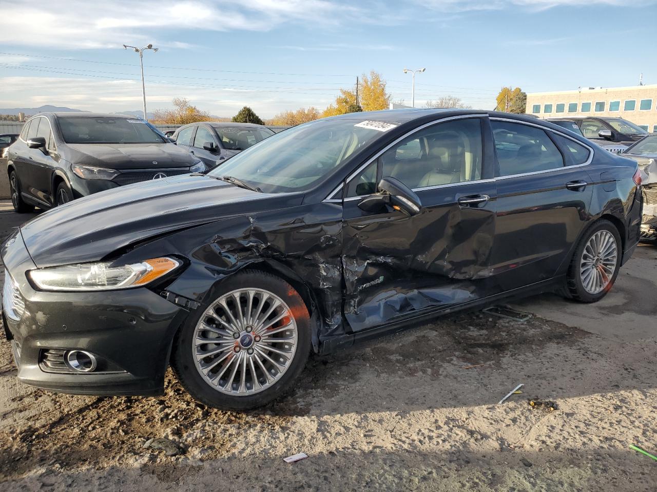 VIN 3FA6P0RU9ER298587 2014 FORD FUSION no.1