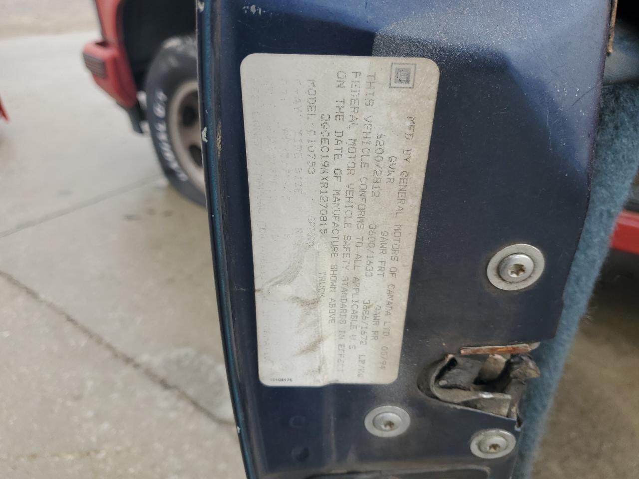 1990 Chevrolet Gmt-400 C1500 VIN: 1GCDC14KXLZ119345 Lot: 78672314