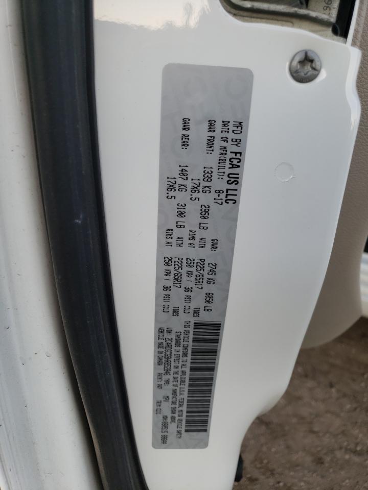 2017 Dodge Grand Caravan Sxt VIN: 2C4RDGCG9HR852846 Lot: 71442675