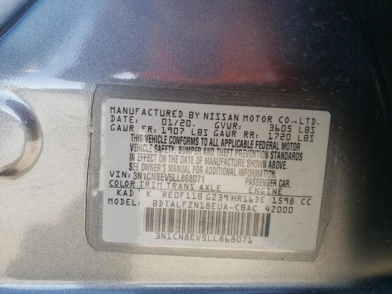 2020 Nissan Versa - Image 13