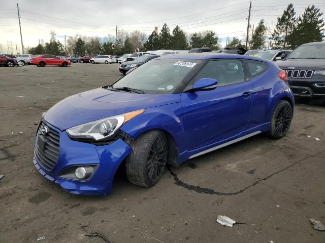 Coupet HYUNDAI VELOSTER 2014 Granatowy