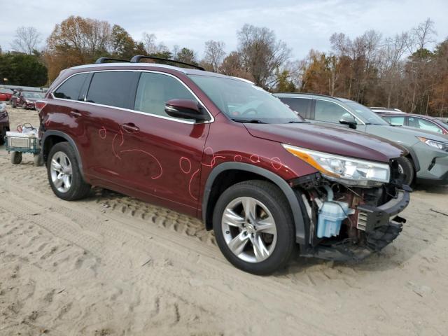 Parquets TOYOTA HIGHLANDER 2014 Burgundy