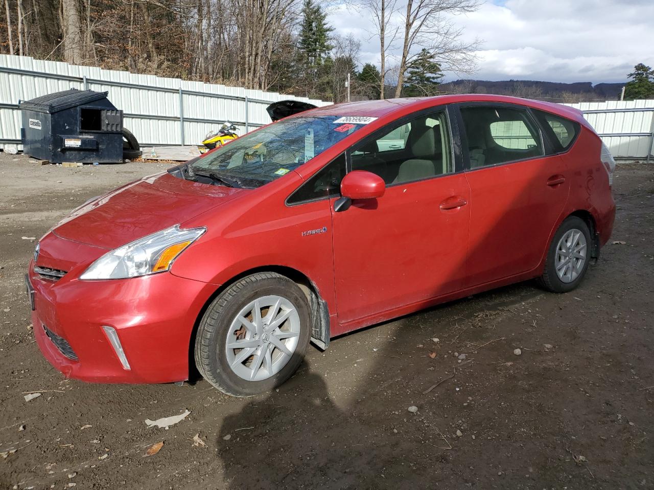 VIN JTDZN3EUXE3301581 2014 TOYOTA PRIUS no.1