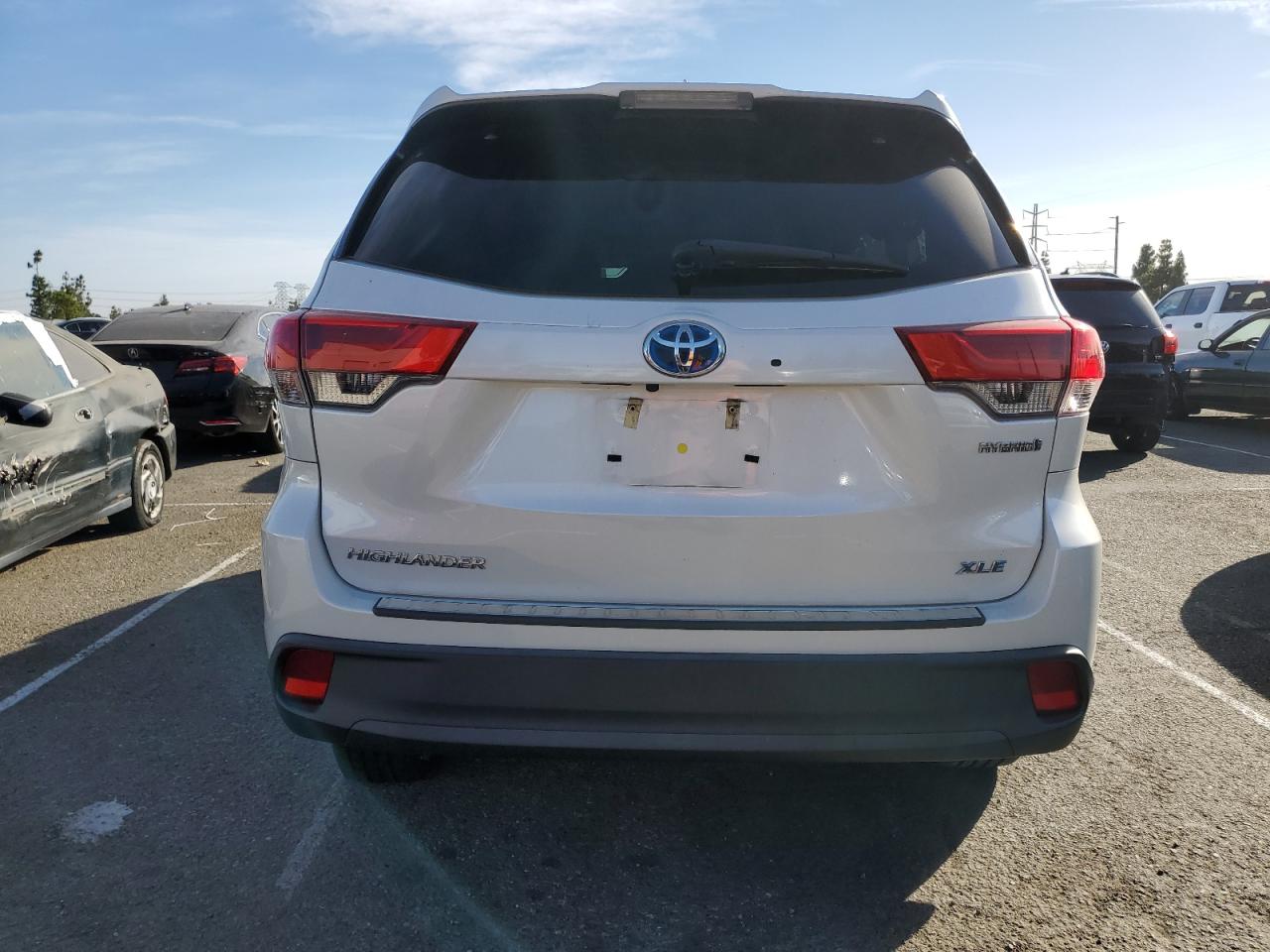 2019 Toyota Highlander Hybrid VIN: 5TDJGRFH8KS067544 Lot: 78826954