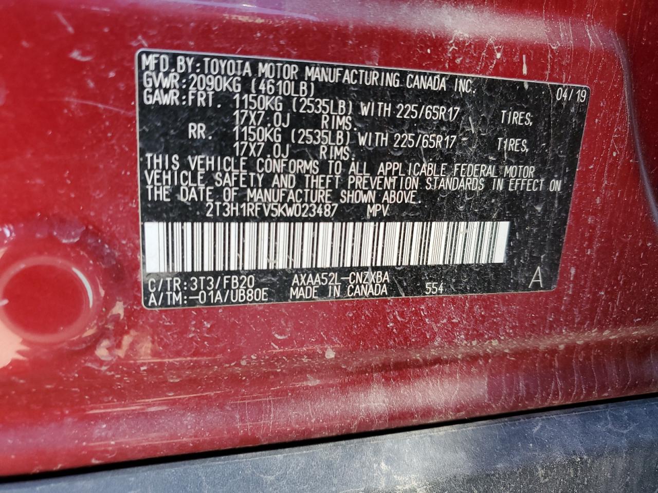 2019 Toyota RAV 4 - Image 13
