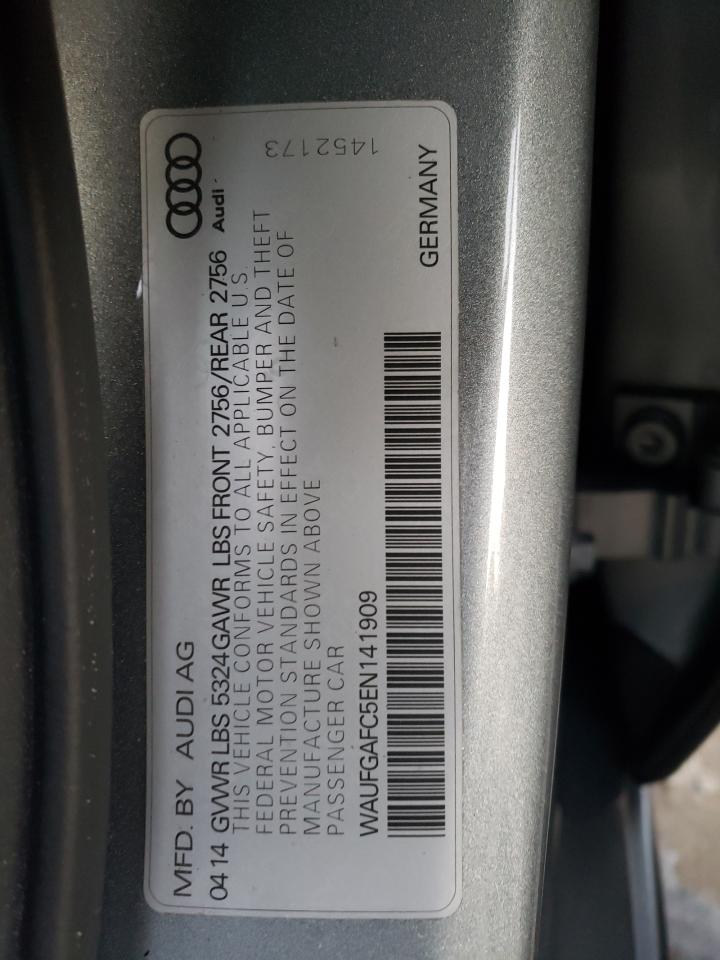 2014 Audi A6 Premium Plus VIN: WAUFGAFC5EN141909 Lot: 80069834