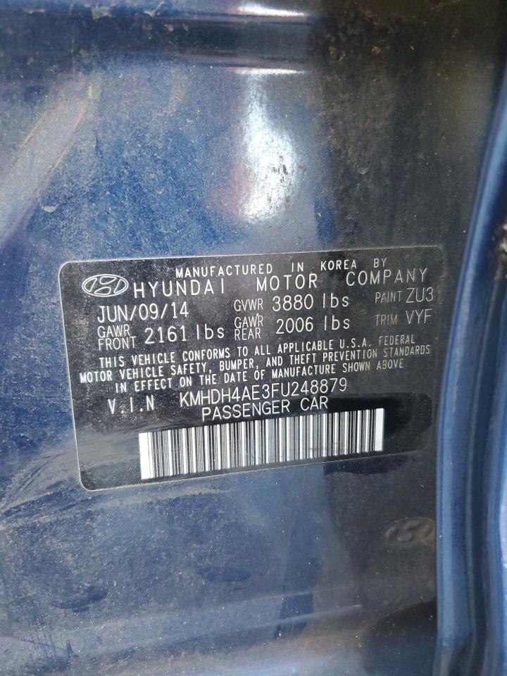 VIN KMHDH4AE3FU248879 2015 HYUNDAI ELANTRA no.13