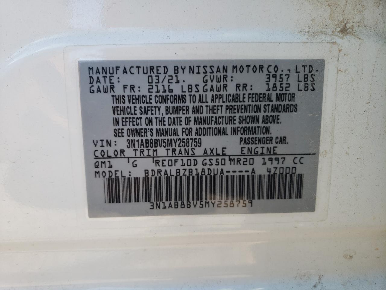 2021 Nissan Sentra - Image 13