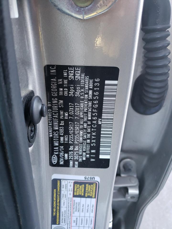 5xyktca65fg656136 5XYKTCA65FG656136 2015 Kia Sorento Lx