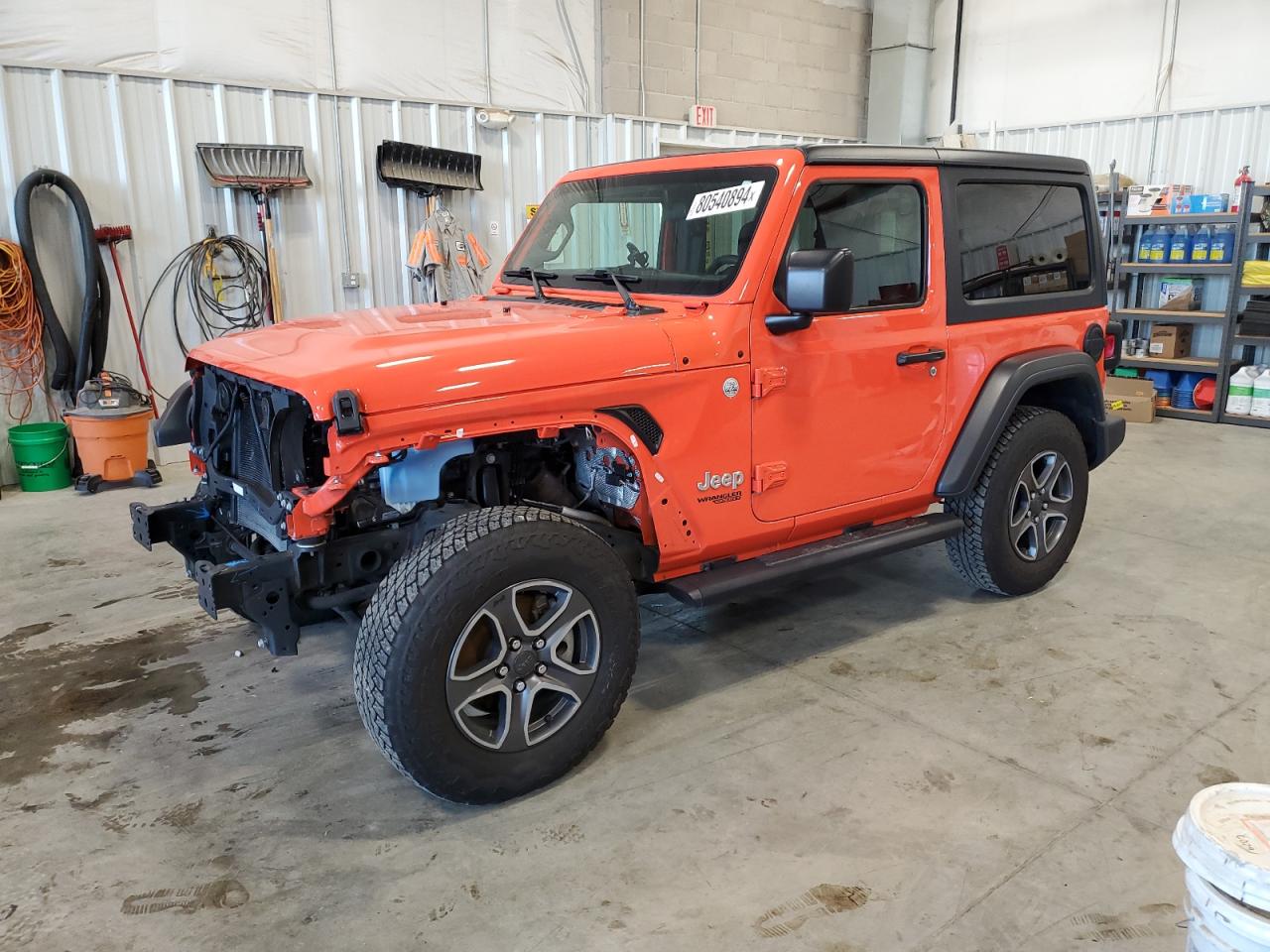 2019 Jeep Wrangler Sport VIN: 1C4GJXAG0KW582763 Lot: 80540894