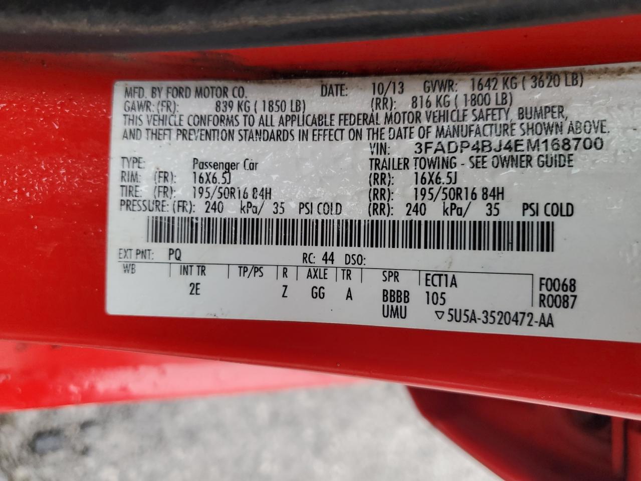 2014 Ford Fiesta - Image 12