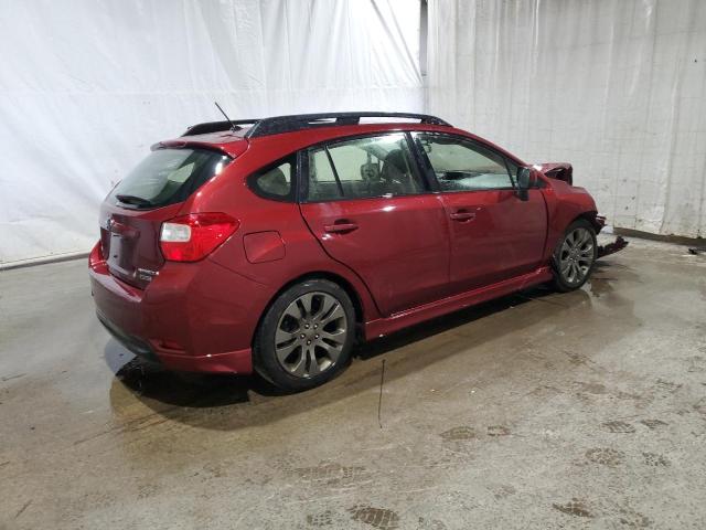  SUBARU IMPREZA 2012 Бордовий