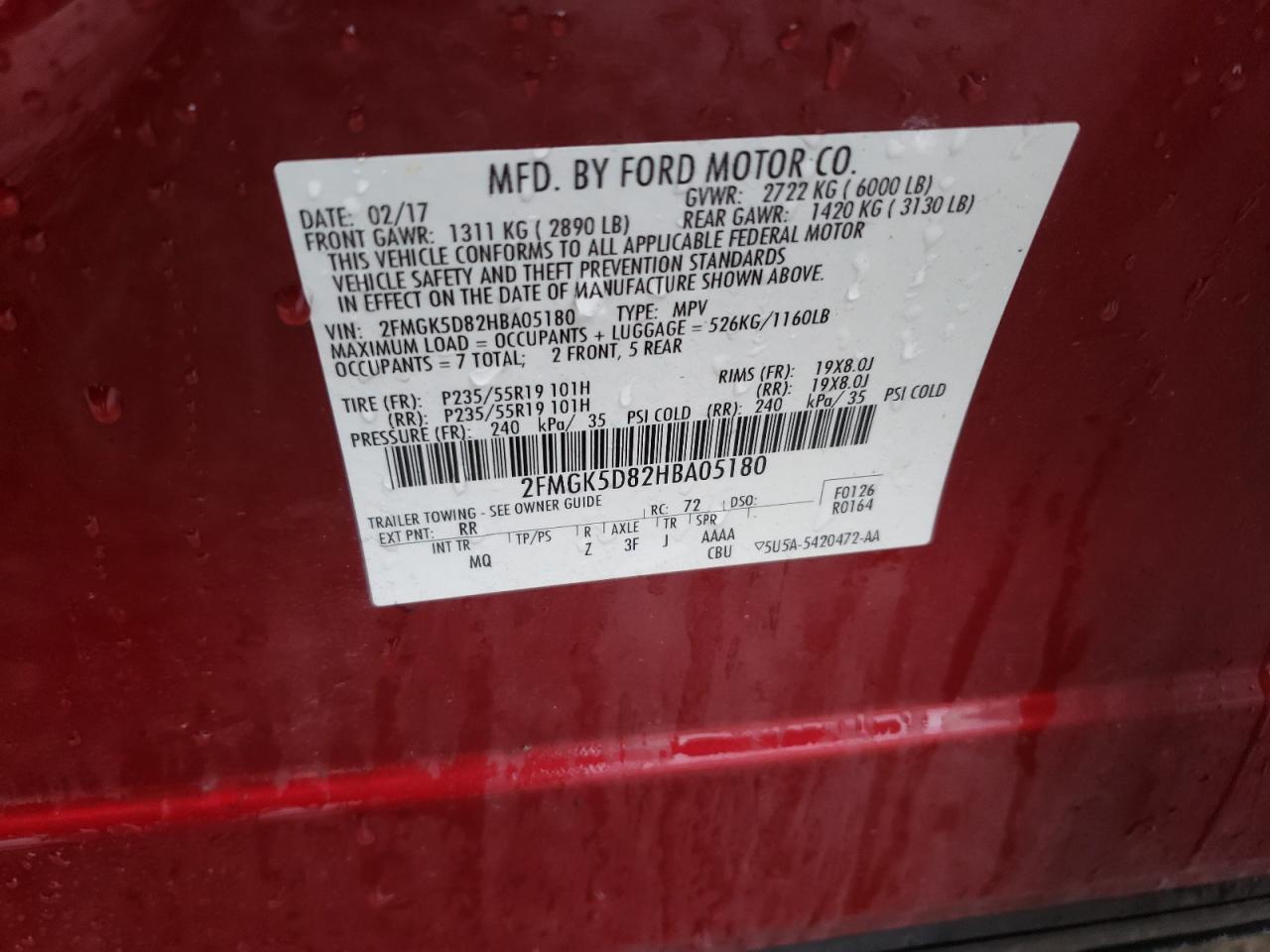 2017 Ford Flex - Image 14