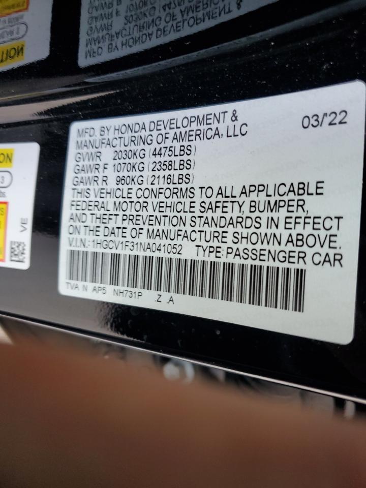 2022 Honda Accord - Image 14