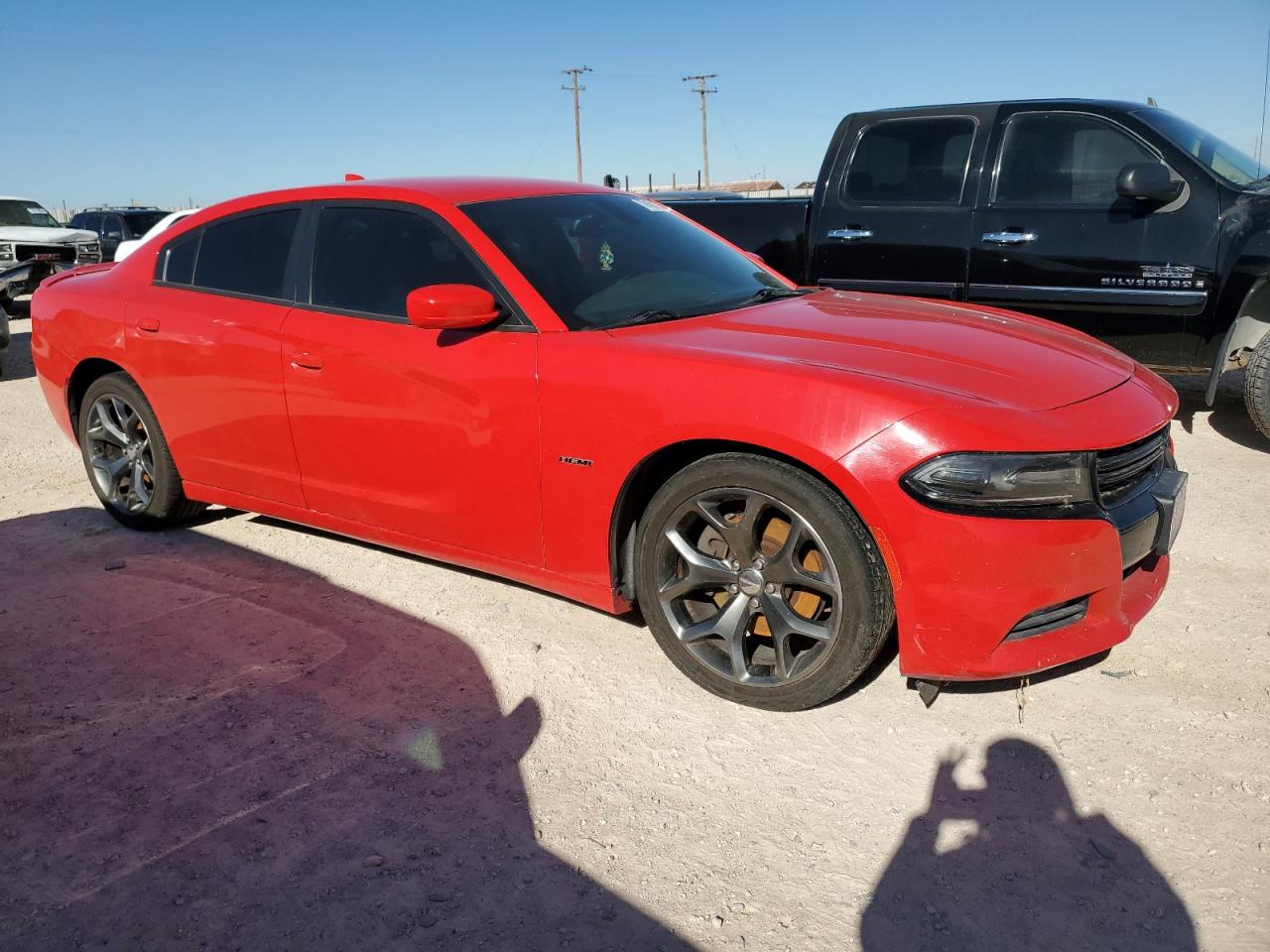 VIN 2C3CDXCT9FH777219 2015 DODGE CHARGER no.4