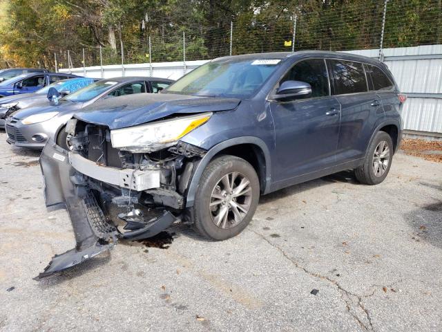  TOYOTA HIGHLANDER 2014 Granatowy