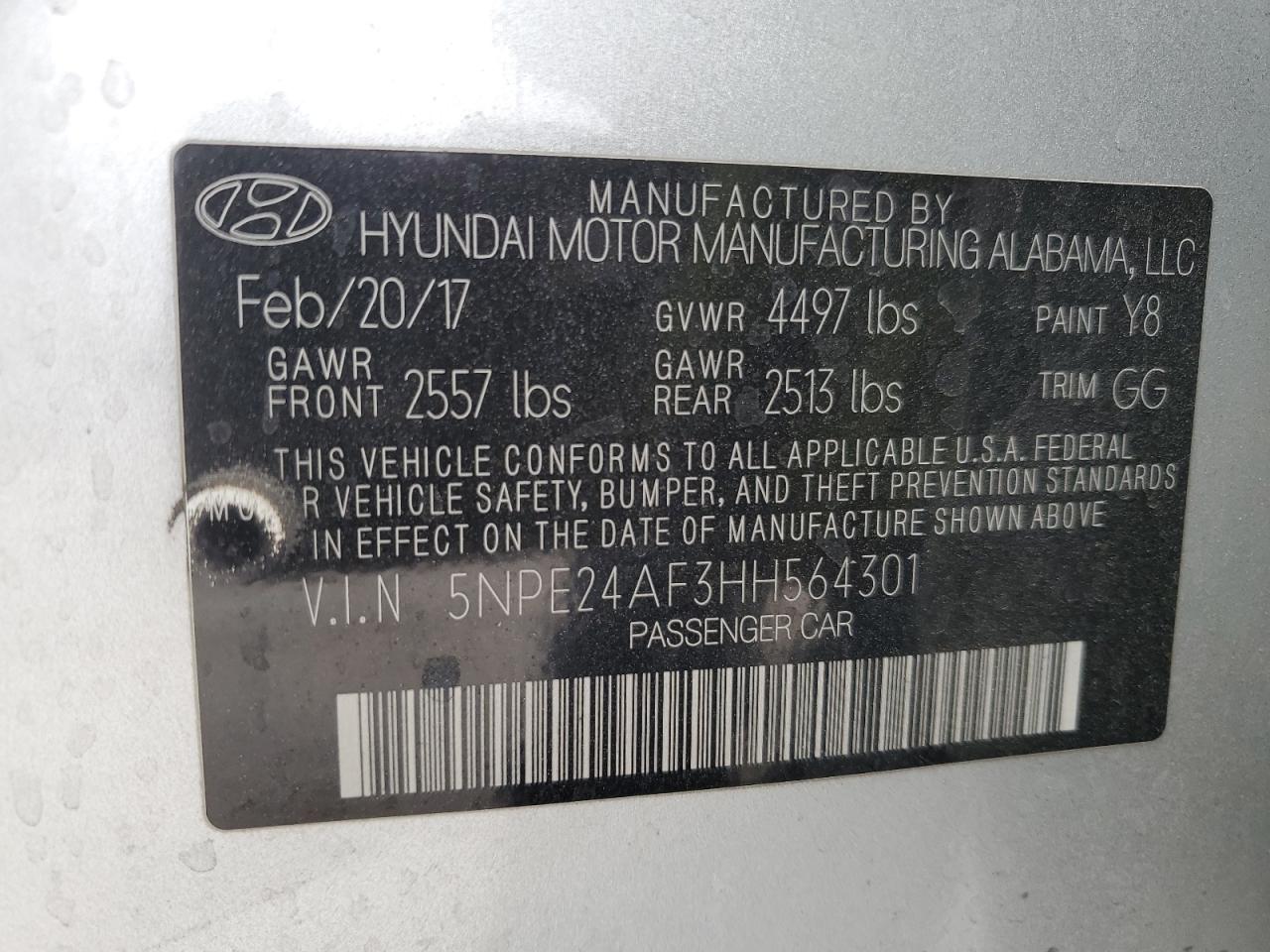 2017 Hyundai Sonata - Image 13