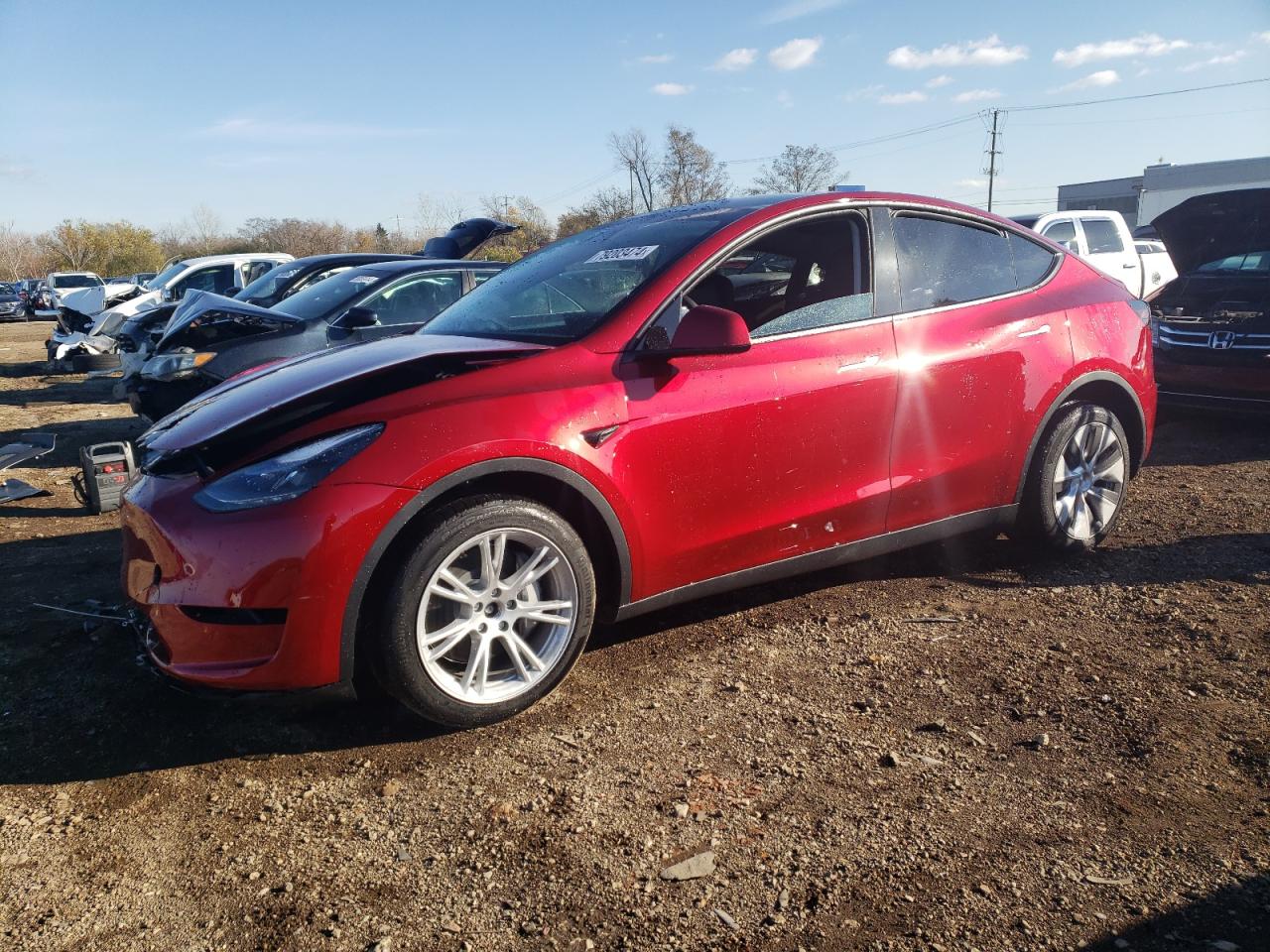 VIN 7SAYGDEE9RF025815 2024 TESLA MODEL Y no.1