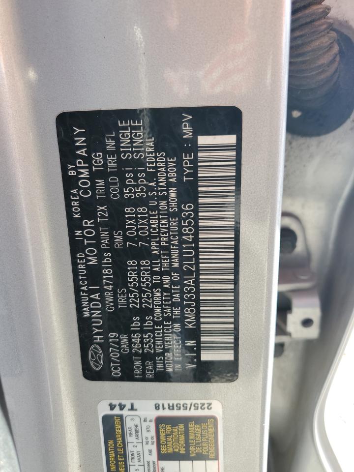 KM8J33AL2LU148536 2020 HYUNDAI TUCSON - Image 14