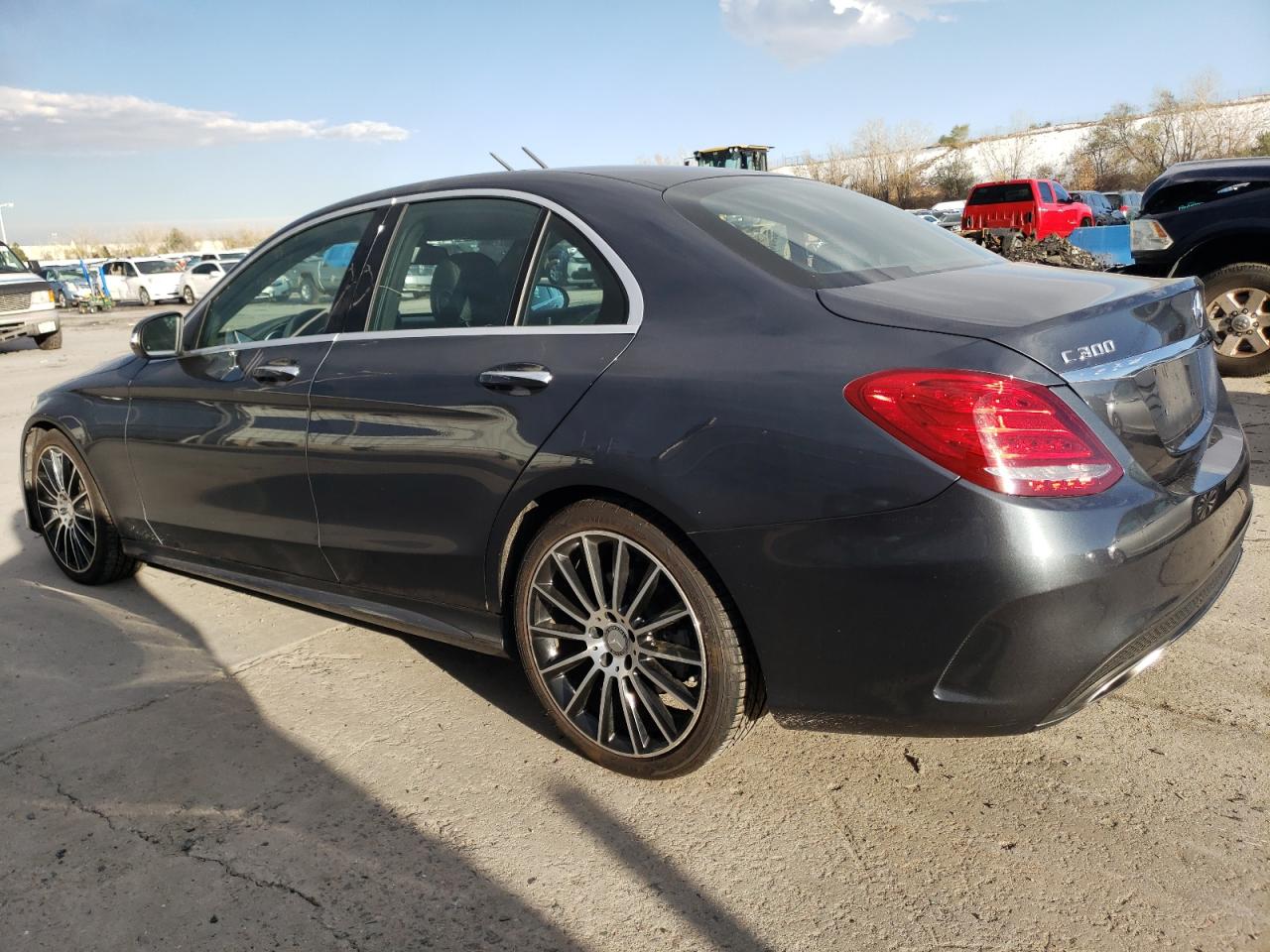 VIN 55SWF4KB3FU083026 2015 MERCEDES-BENZ C-CLASS no.2