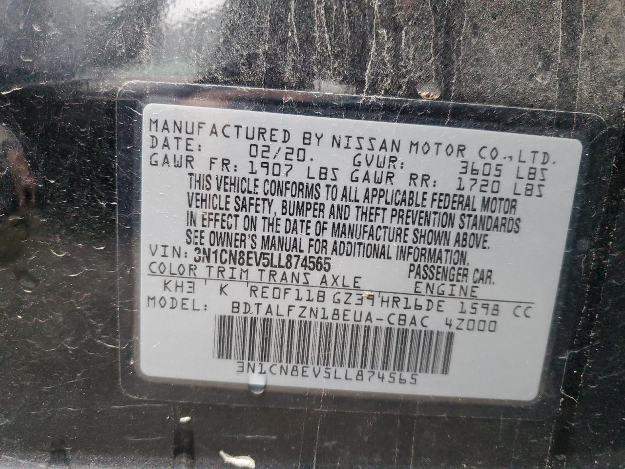2020 Nissan Versa - Image 12
