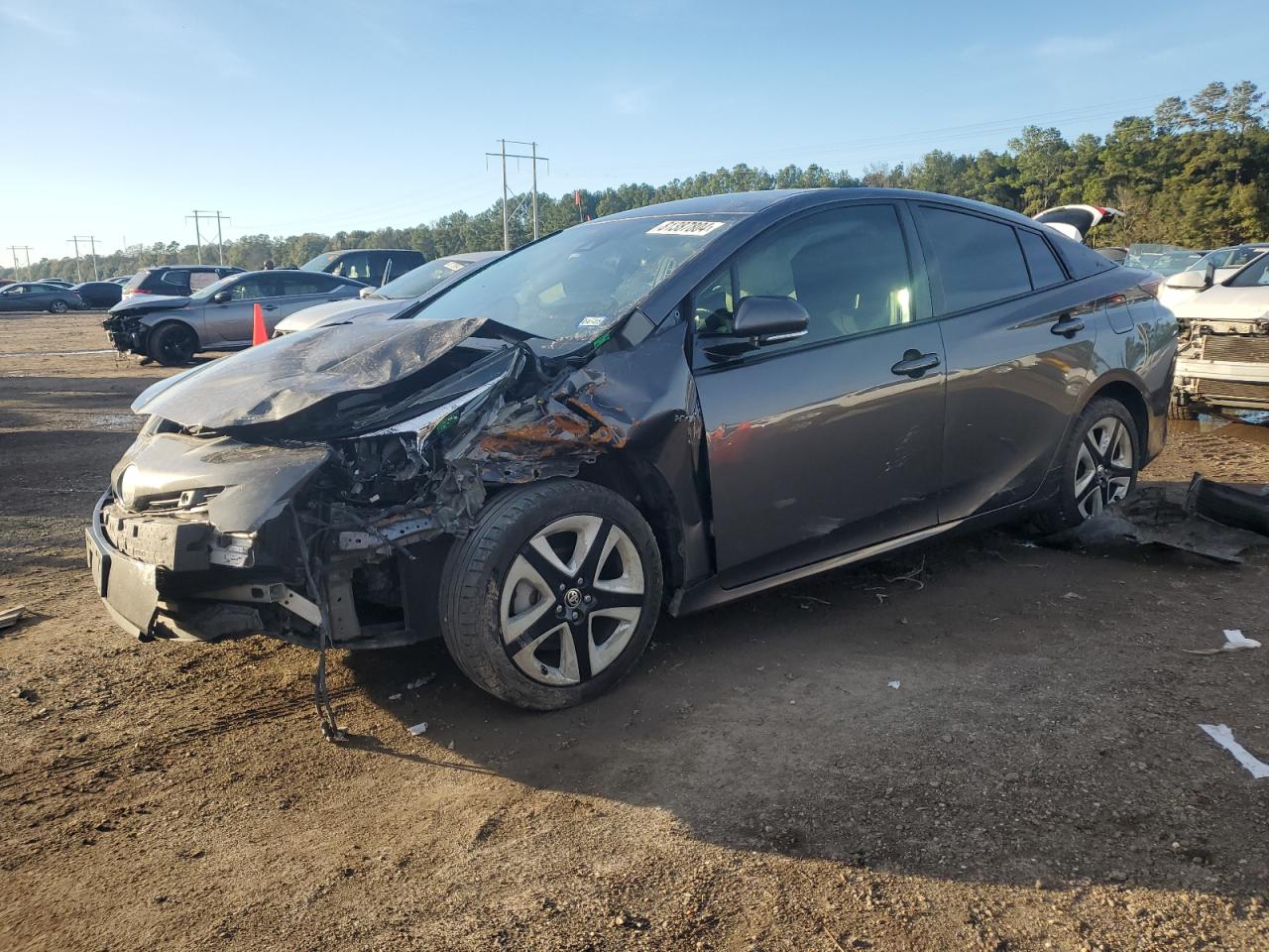 VIN JTDKARFU3J3551740 2018 TOYOTA PRIUS no.1