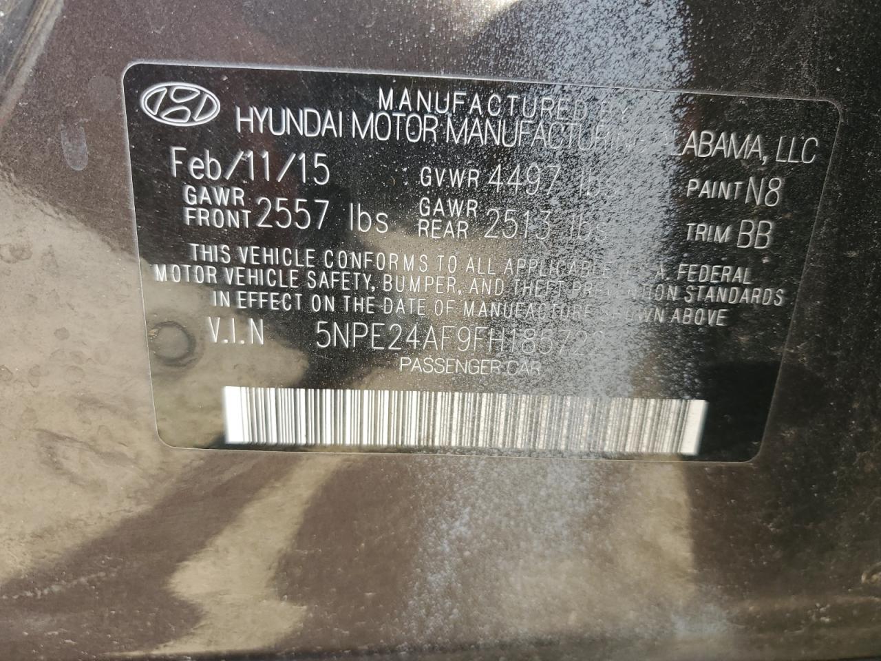 2015 Hyundai Sonata - Image 12