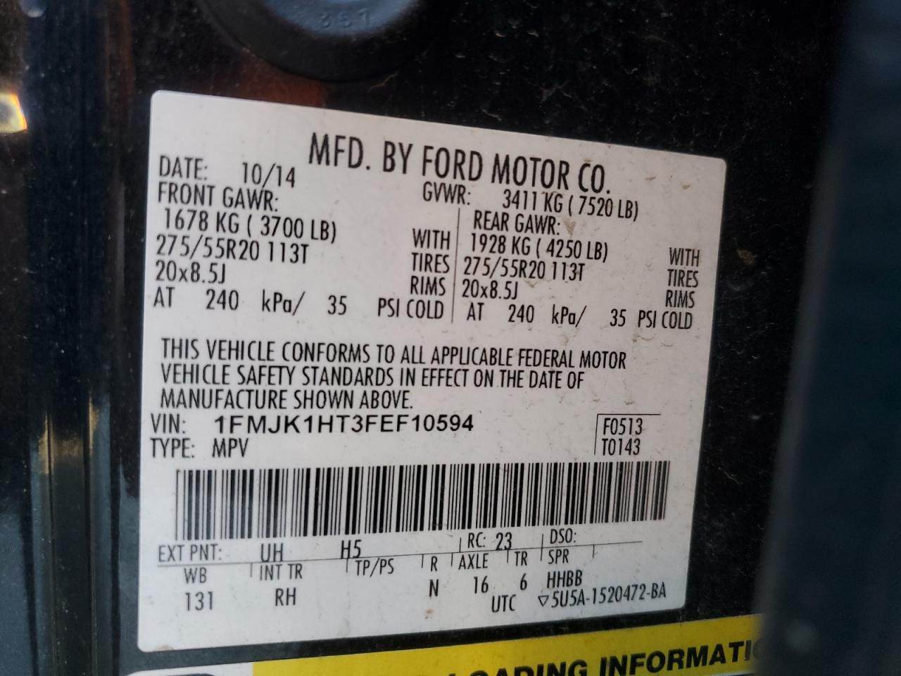 2015 Ford Expedition - Image 14