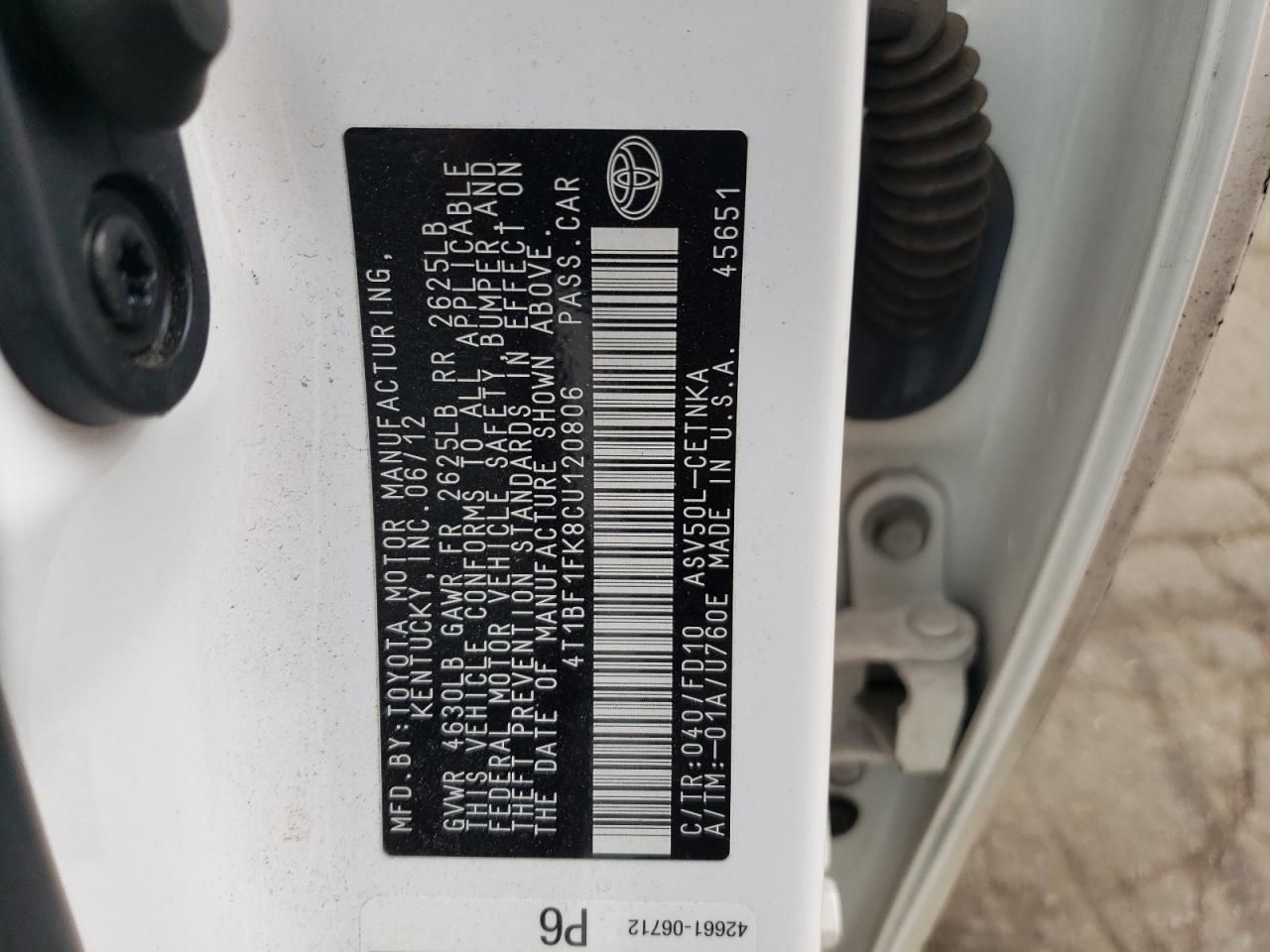 2012 Toyota Camry - Image 12