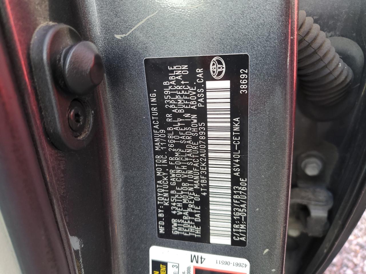 2010 Toyota Camry - Image 12