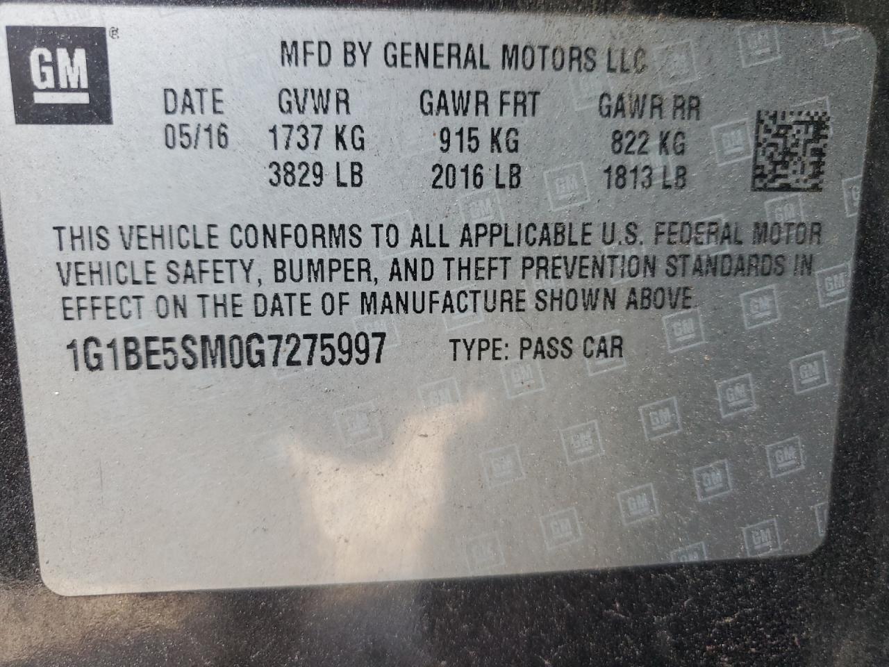 2016 Chevrolet Cruze - Image 12