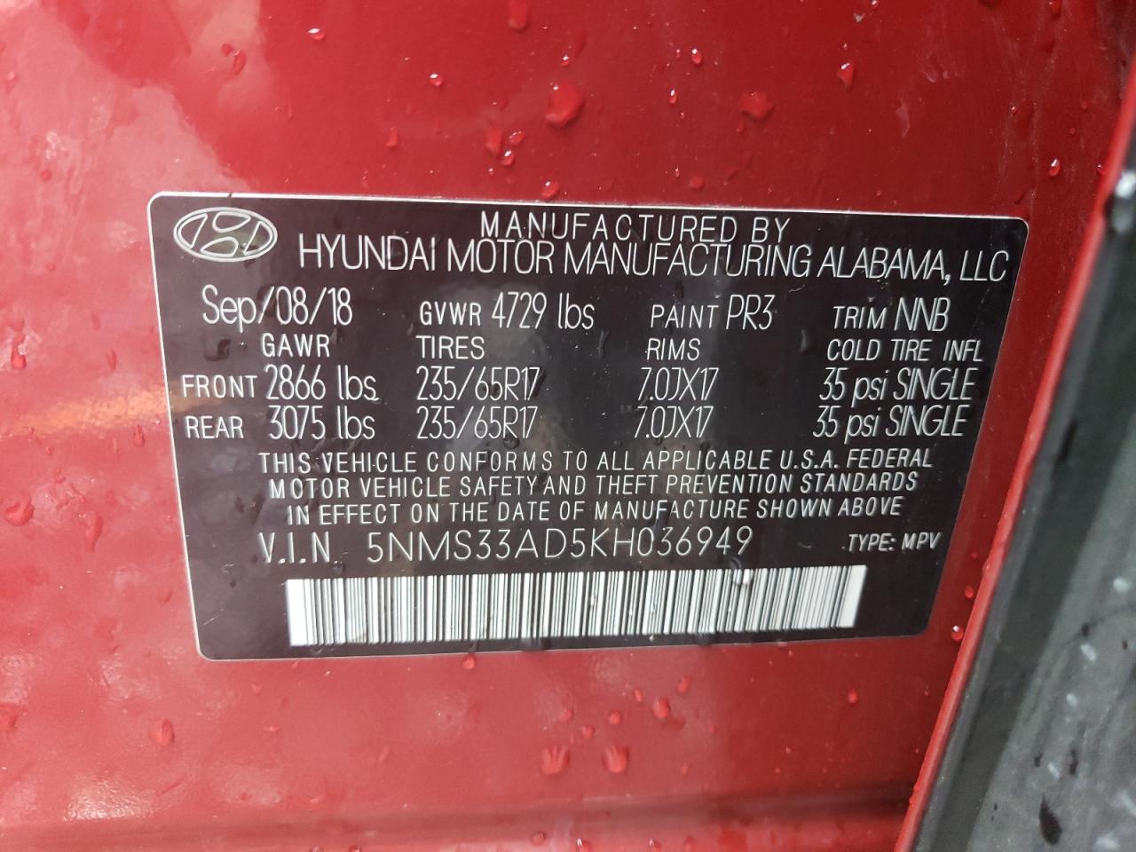 2019 Hyundai Santa Fe - Image 14