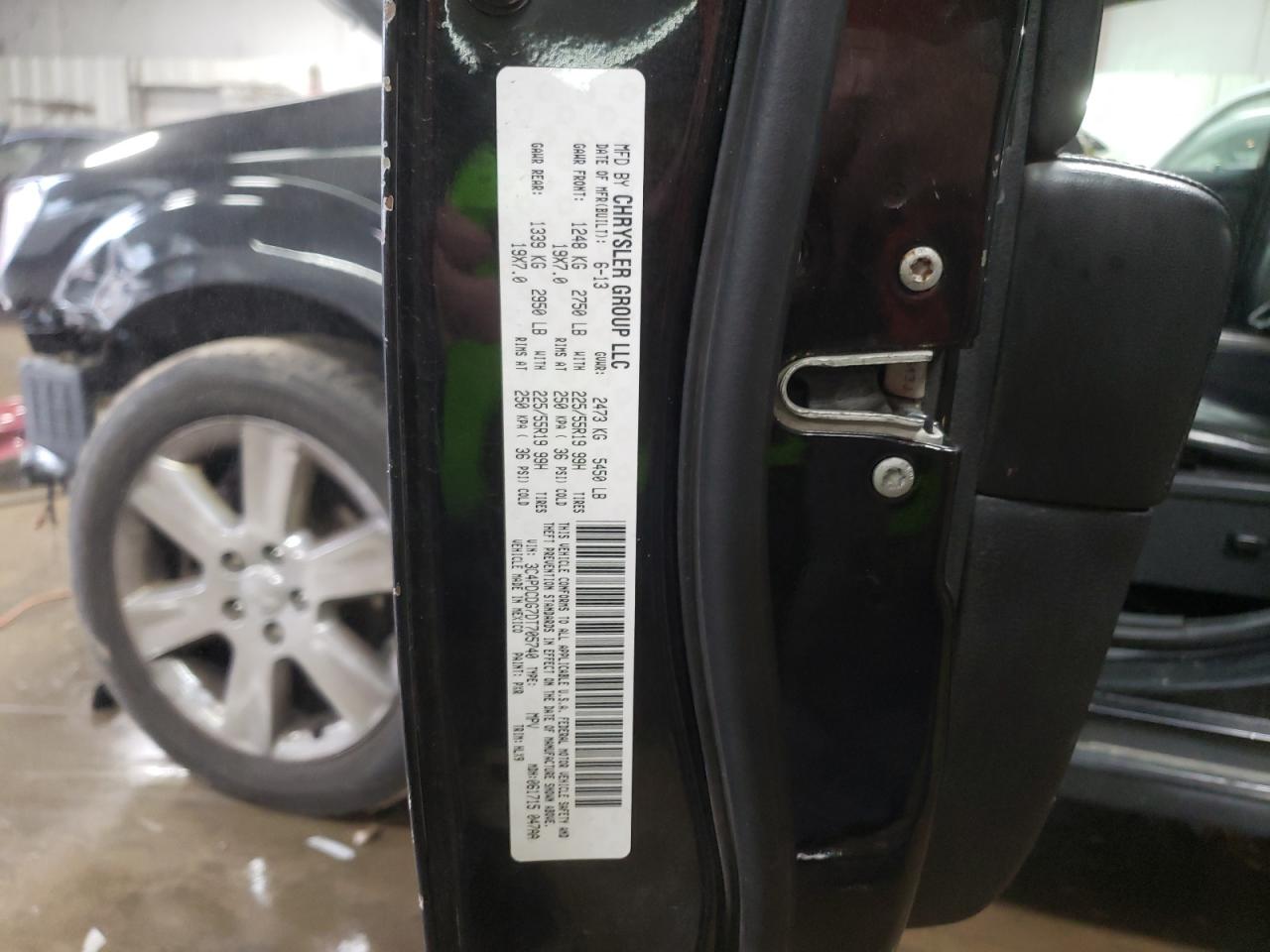 2013 Dodge Journey Crew VIN: 3C4PDCDG7DT705740 Lot: 69042735