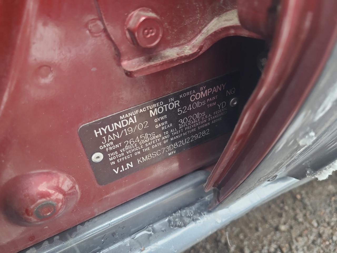2002 Hyundai Santa Fe - Image 13