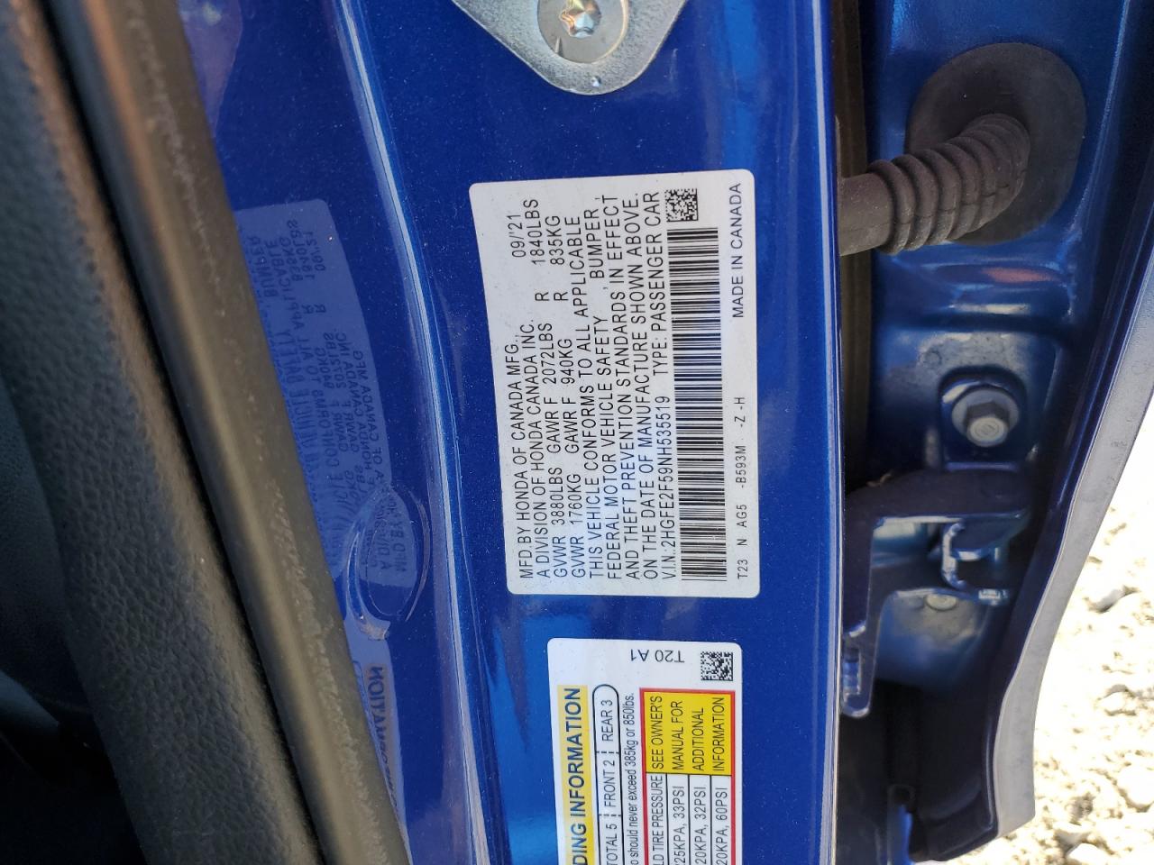 2022 Honda Civic - Image 14