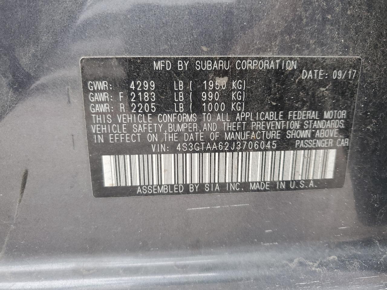 2018 Subaru Impreza - Image 12