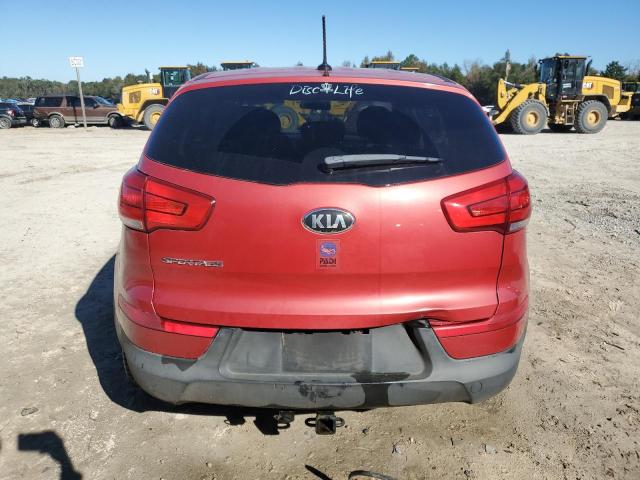  KIA SPORTAGE 2015 Красный