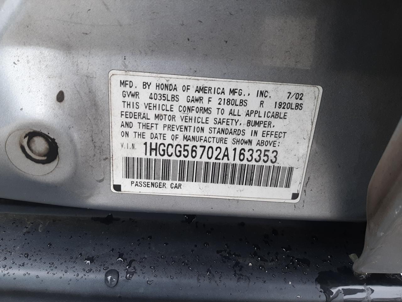 2002 Honda Accord - Image 13