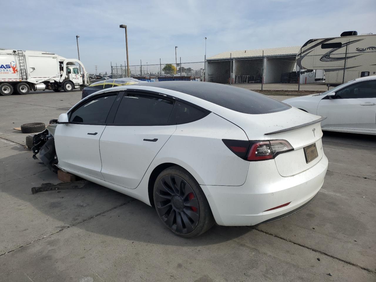 VIN 5YJ3E1EC9MF875348 2021 TESLA MODEL 3 no.2