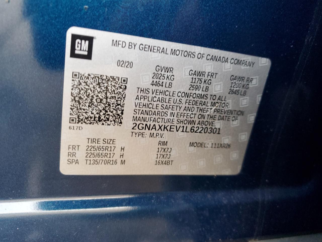 2020 Chevrolet Equinox - Image 13