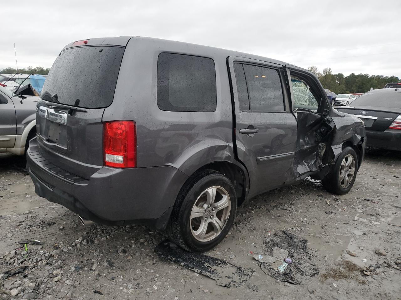 VIN 5FNYF3H56EB028512 2014 HONDA PILOT no.3