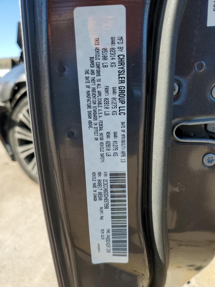 2013 Chrysler 300 S VIN: 2C3CCABG5DH657998 Lot: 80591474