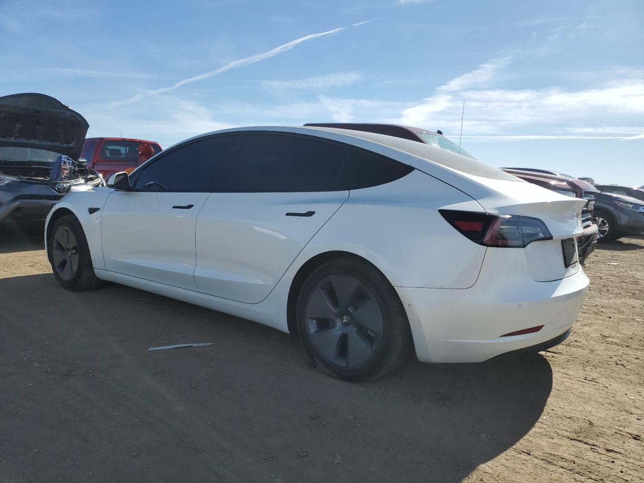 VIN 5YJ3E1EB1NF109168 2022 TESLA MODEL 3 no.2