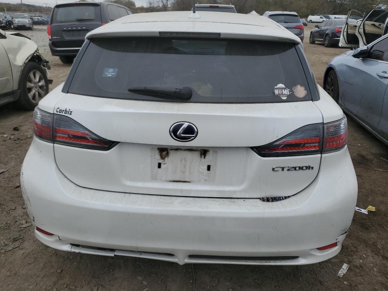 2012 Lexus Ct 200 VIN: JTHKD5BH6C2092316 Lot: 80528014