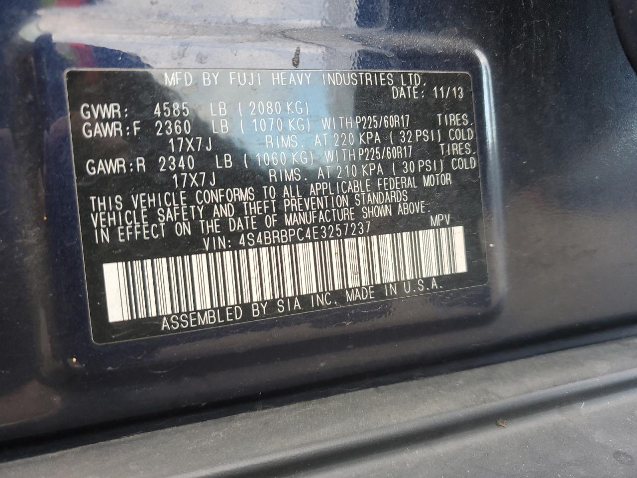 2014 Subaru Outback - Image 15