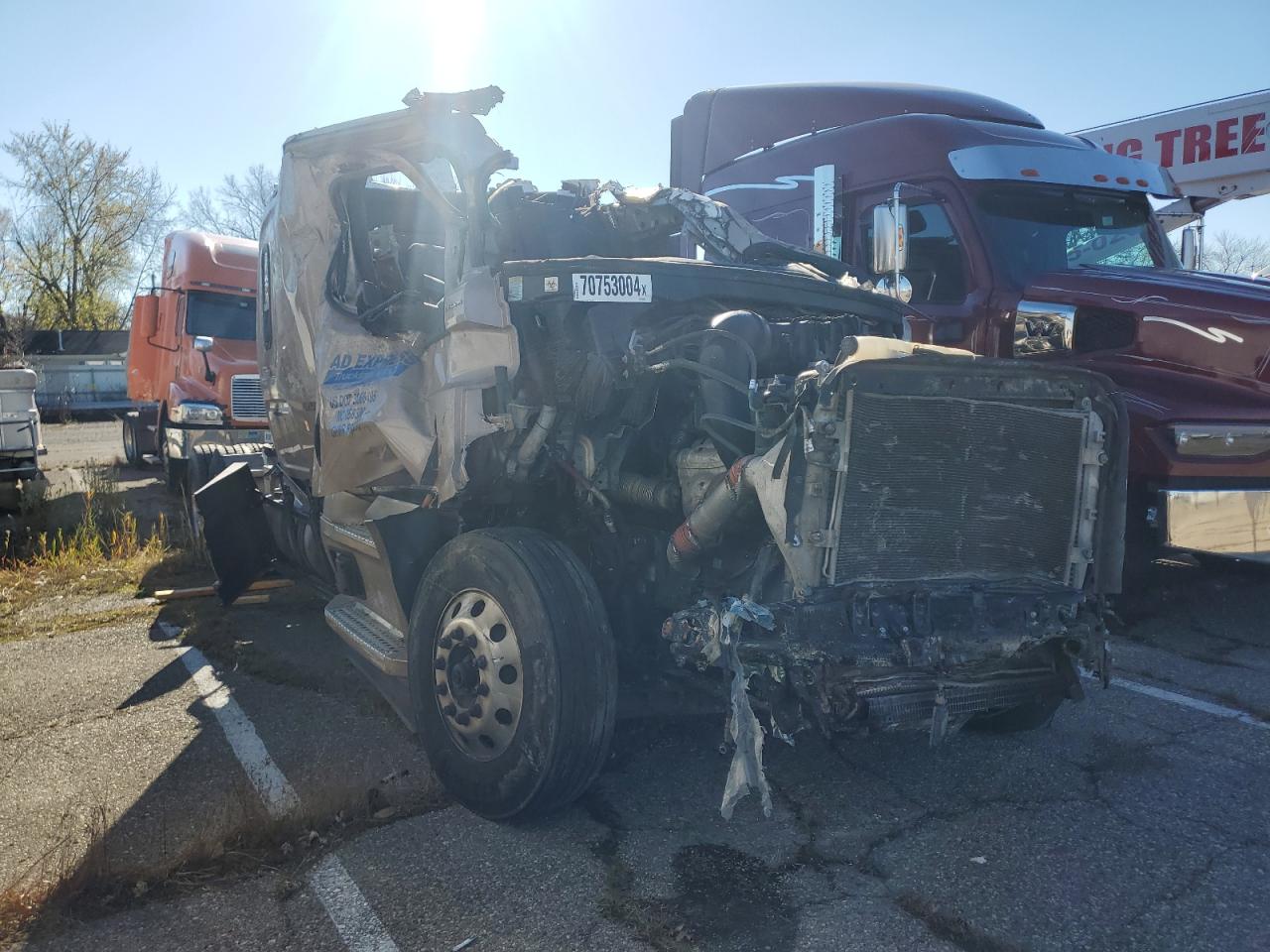 2021 Freightliner Cascadia 126  for Sale in Woodhaven, MI - Rollover