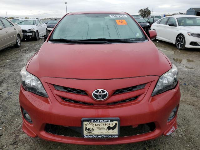 Sedans TOYOTA COROLLA 2013 Red