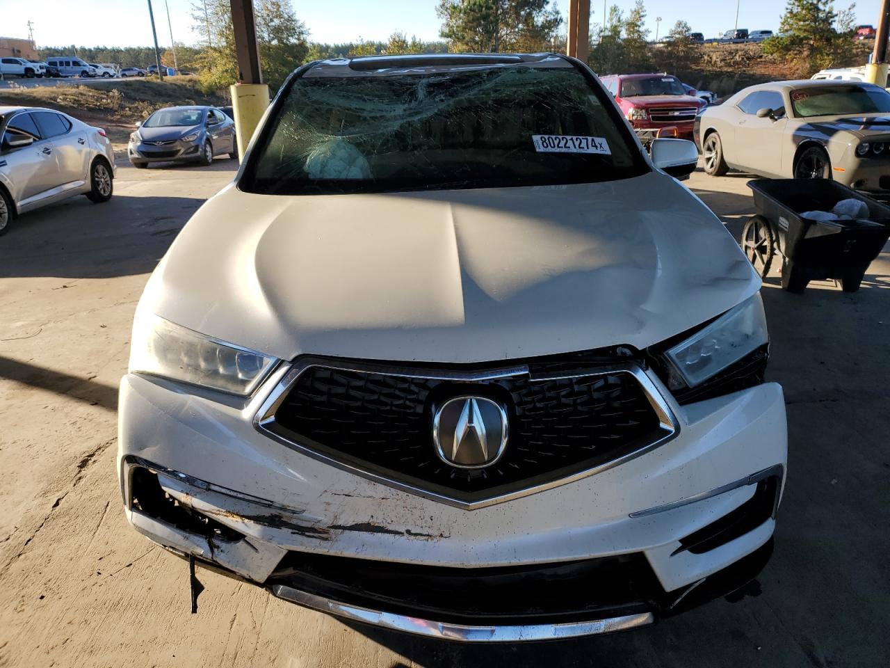 2017 Acura Mdx Technology VIN: 5FRYD3H52HB002126 Lot: 80221274