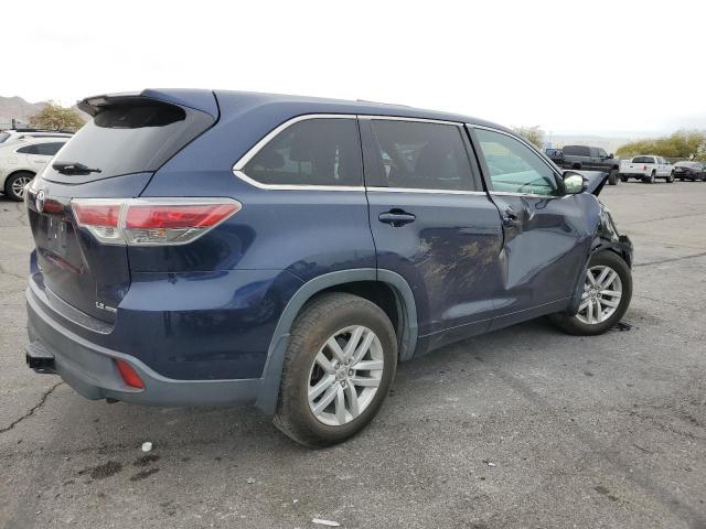  TOYOTA HIGHLANDER 2014 Granatowy