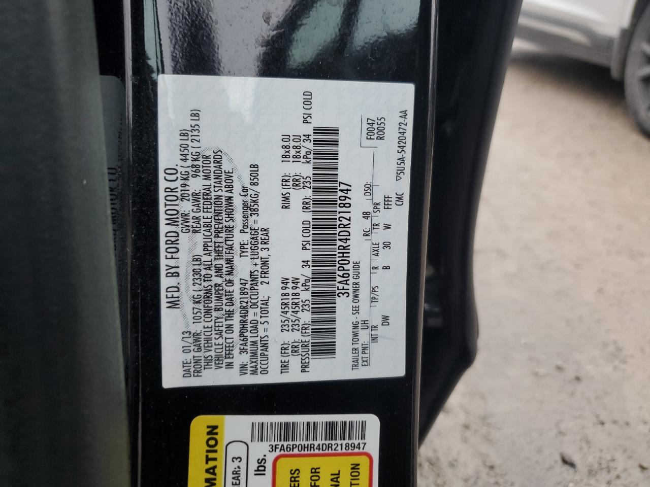 2013 Ford Fusion - Image 12